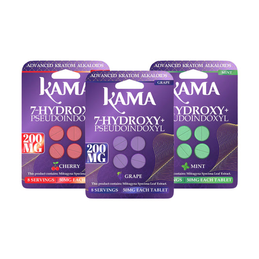 KAMA 7-Hydroxy Pseudoindoxyl Tablets 50mg (Display Box)